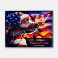 16" Winchester American Dog Tin Metal Sign for Home Decor (N/A)