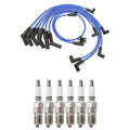 NGK Wire Set & Denso Spark Plugs Kit for Bronco II Ranger Scorpio (1984–1992)
