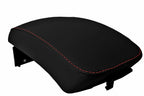 Center Console Lid Armrest Cover for Kia Sportage (2005–2010) Red Stitch