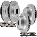 Drilled Brake Rotors & Pads for GMC Yukon XL 1500, Chevy Tahoe V8