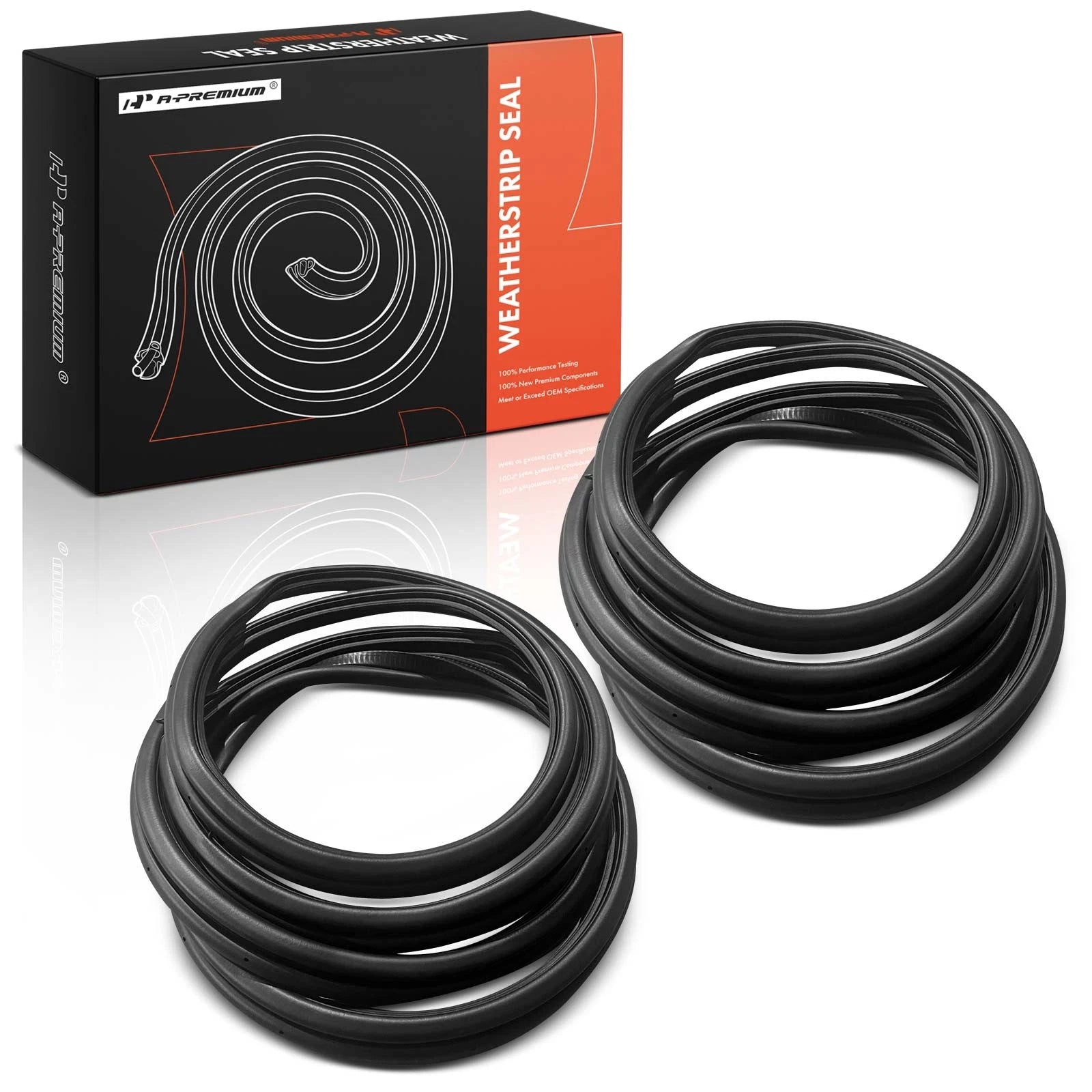 2Pcs Rear Door Weatherstrip Seal for Ford Expedition Lincoln Navigator (1997–2023)