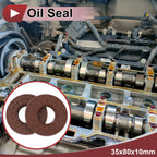2X Oil Seal Rotary Shaft Seal for Various Models (35x80x10mm) FKM Rubber