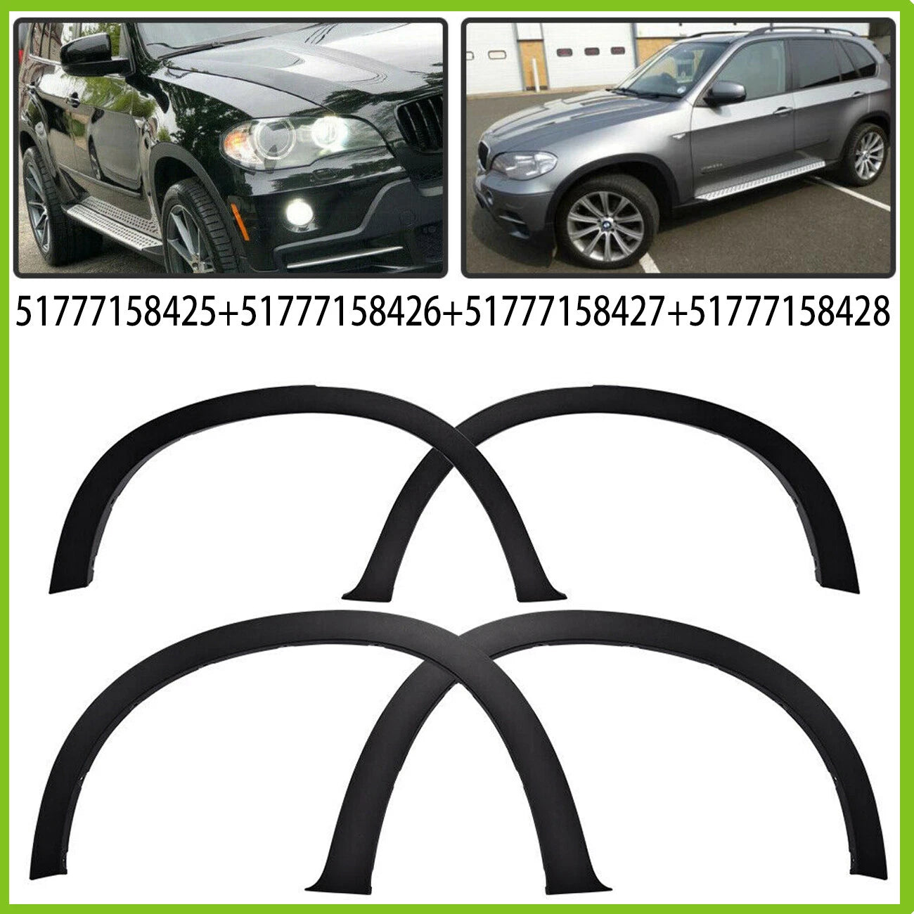 Set of 4 Fender Trims for BMW X5 (2007–2013)