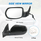 Driver Side Mirror for Honda CR-V (2017-2022) Black