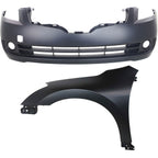 Bumper Cover Kit for Nissan Altima (2007–2009) Front 4-Door Sedan
