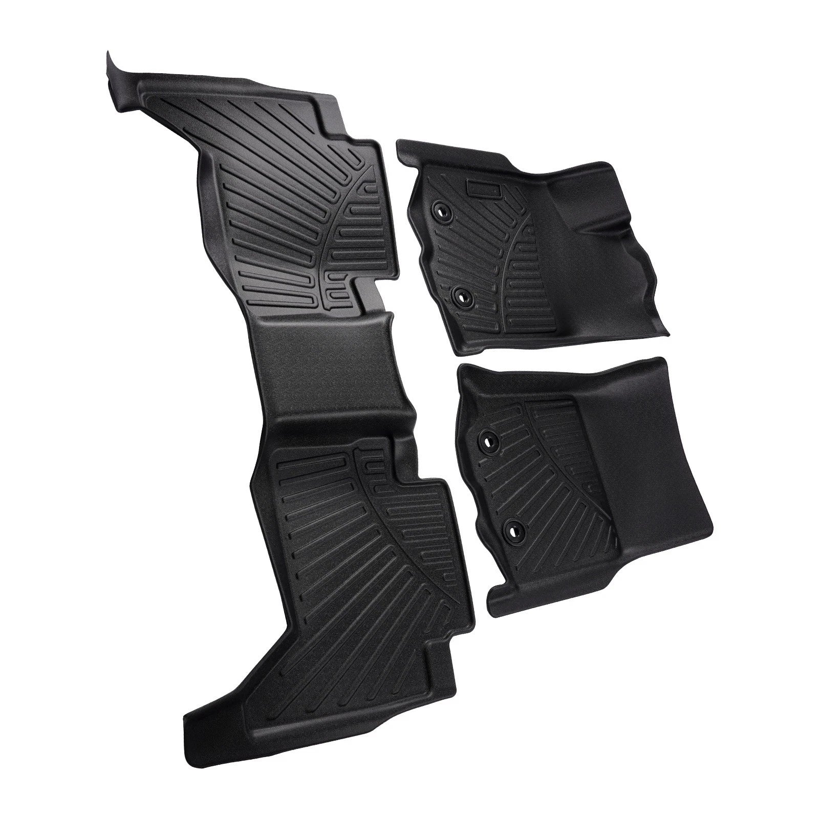 Set of 4 3D Mold Carpet Floor Mats for Toyota Tacoma Double Cab (2016–2017)