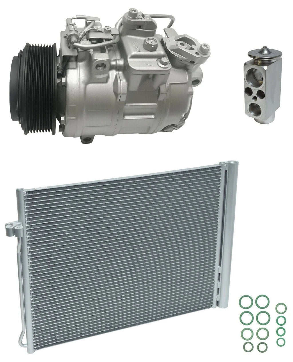 AC Compressor Kit With Condenser for BMW X5 3.0L (2014–2014)