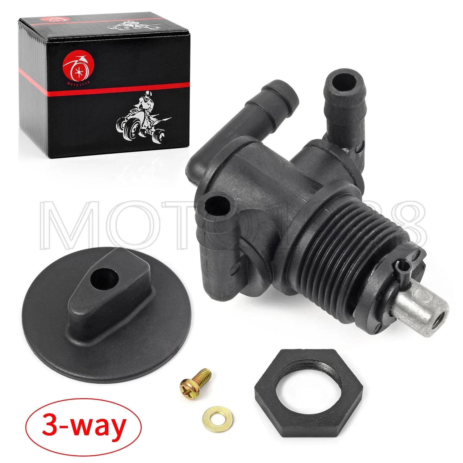 Fuel Tank Valve & Petcock 3-Way Nut for Polaris Trail Boss