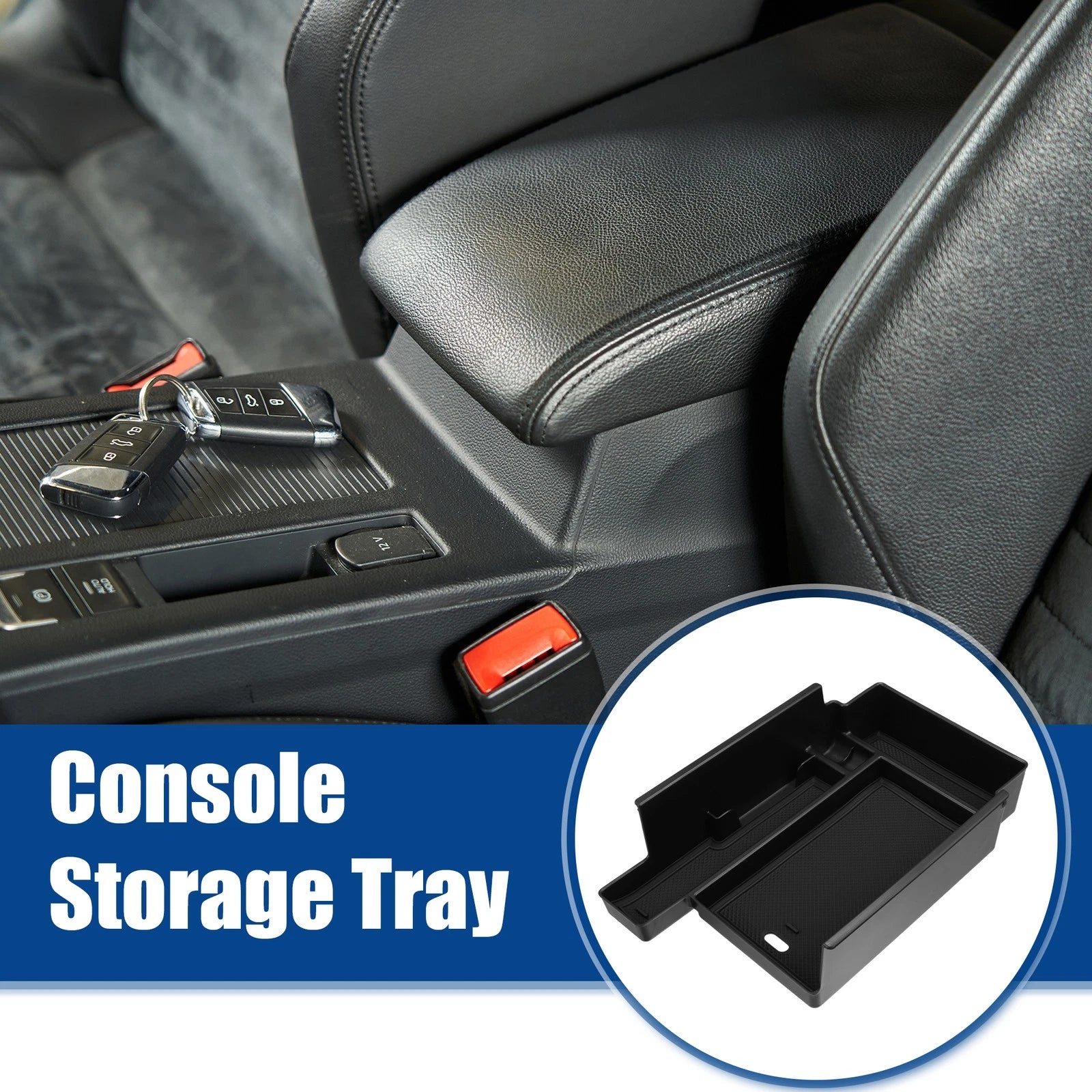 Set of 4 Front Center Console Organizer Tray for Nissan Pathfinder 