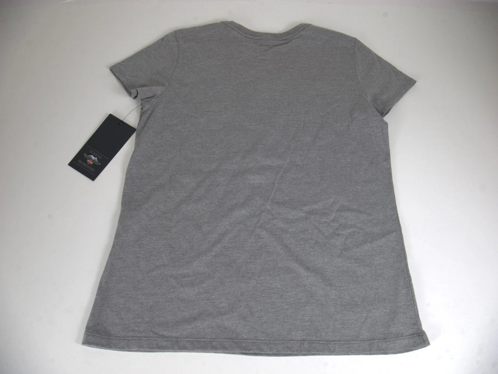 Harley Davidson Women's Gray Bar & Shield Graphic T-Shirt Size Medium