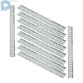 E Track Tie Down Rail Kit for Cargo Trailer (10 Pack)