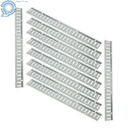E Track Tie Down Rail Kit for Cargo Trailer (10 Pack)