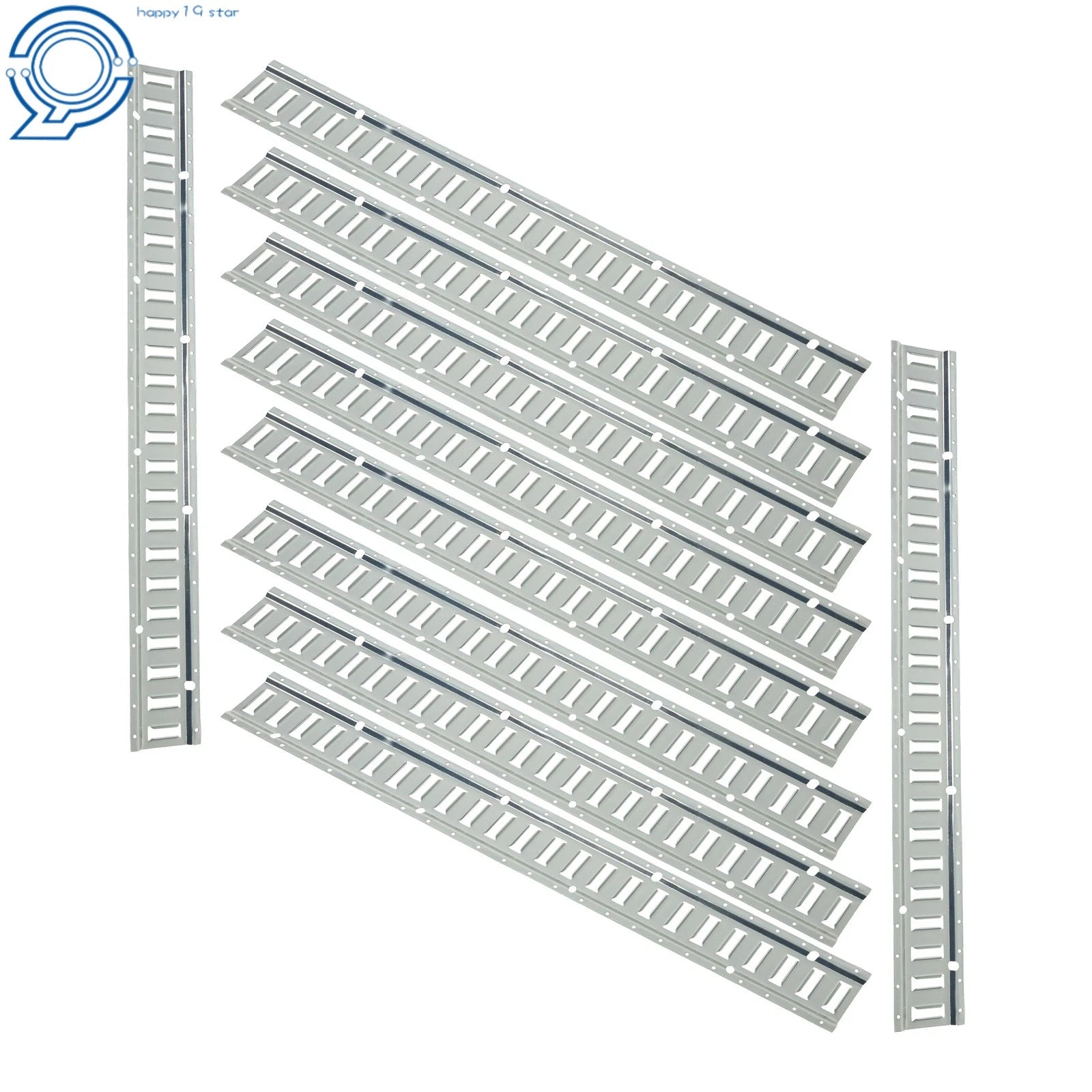 E Track Tie Down Rail Kit for Cargo Trailer (10 Pack)