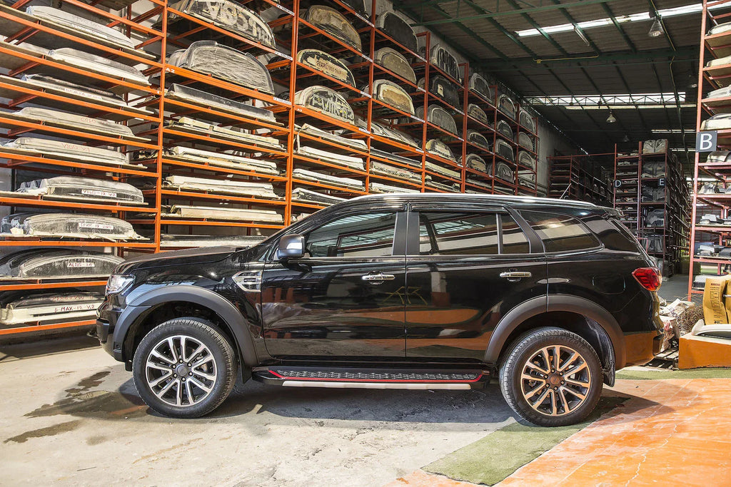 8pcs 4" Matte Black Fender Flares for Ford Everest UAII (2018-2021)