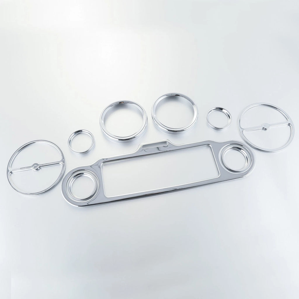 Radio Gauge Inner Fairing Trim Kit for Harley Electra Glide, Street Glide (1996–2013)