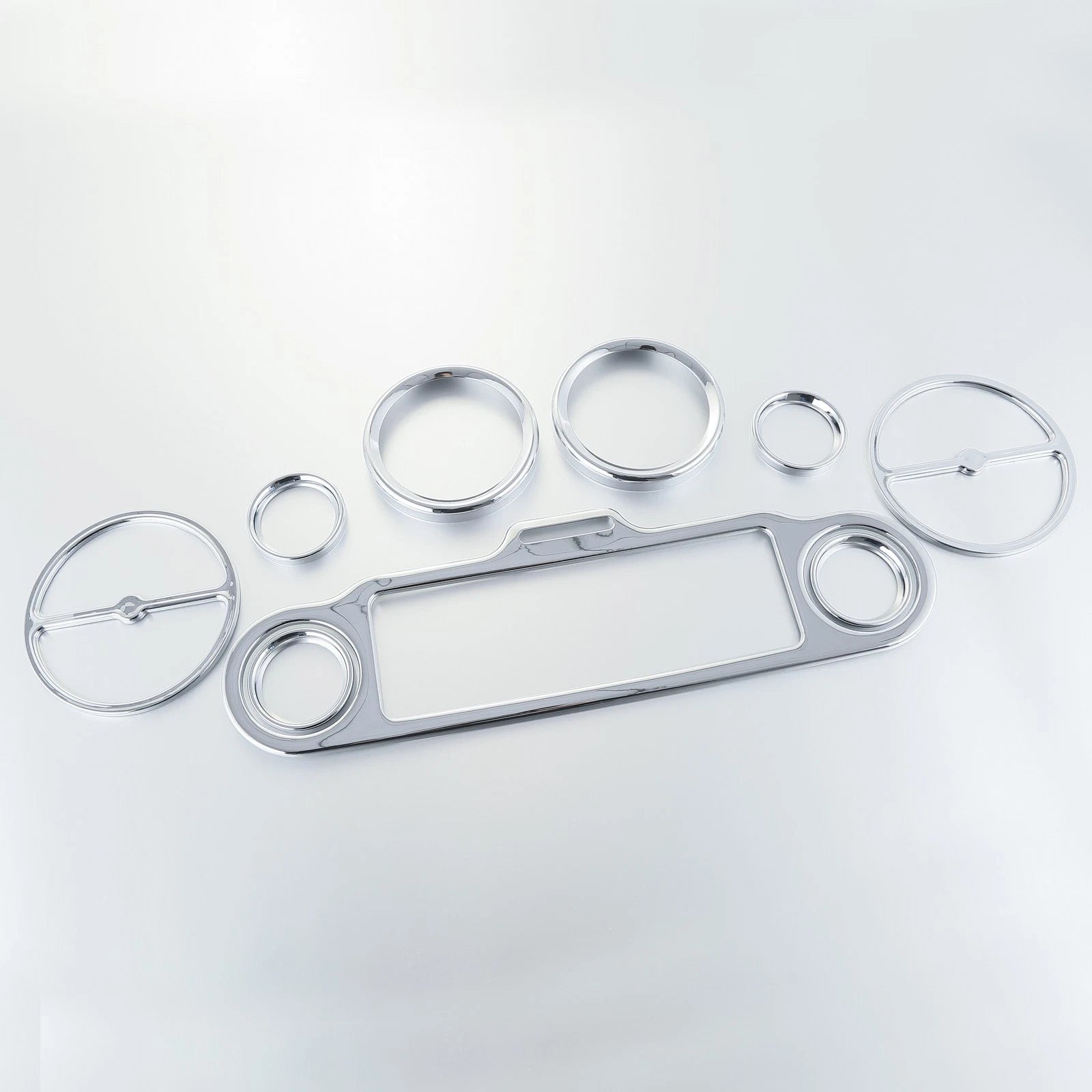 Radio Gauge Inner Fairing Trim Kit for Harley Electra Glide, Street Glide (1996–2013)