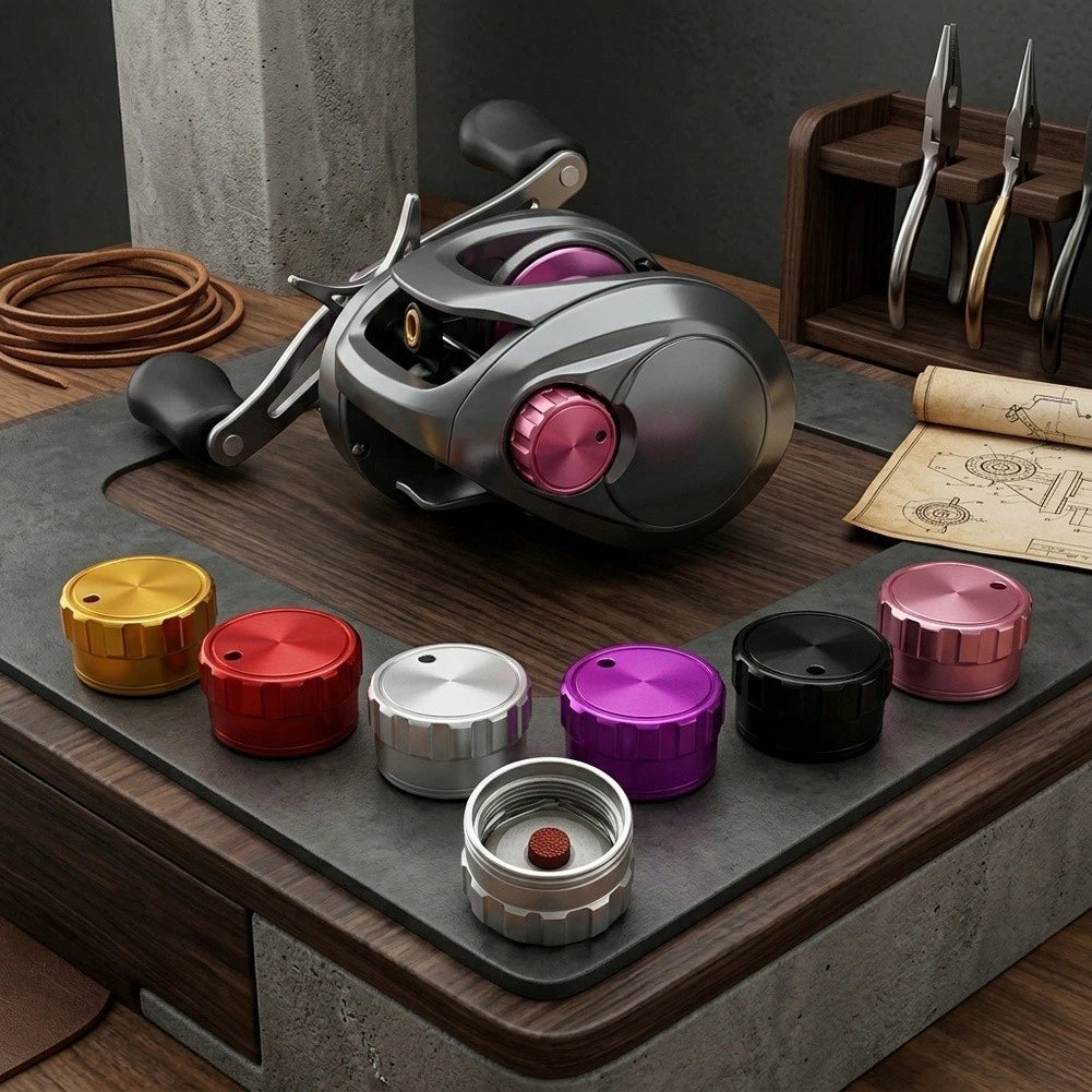 Fine Tuning Knob for Takuma P1 DC Reel (Red, Black, Gold, Purple, Silver, Pink)