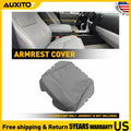 Leather Center Console Armrest Lid Cover for Toyota Tundra (2007–2013) Gray