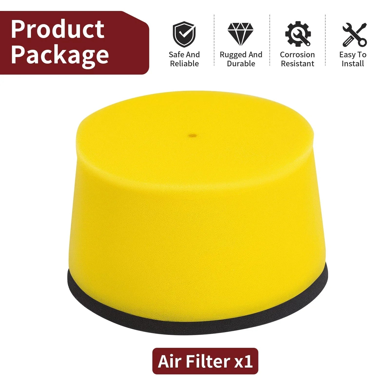 Air Filter for Suzuki Quadrunner Quadmaster 500 LT-A LT-F (1998–2002)