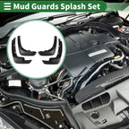 Set of 4 Mud Flaps Splash Guards for Nissan Tiida (2011–2015)