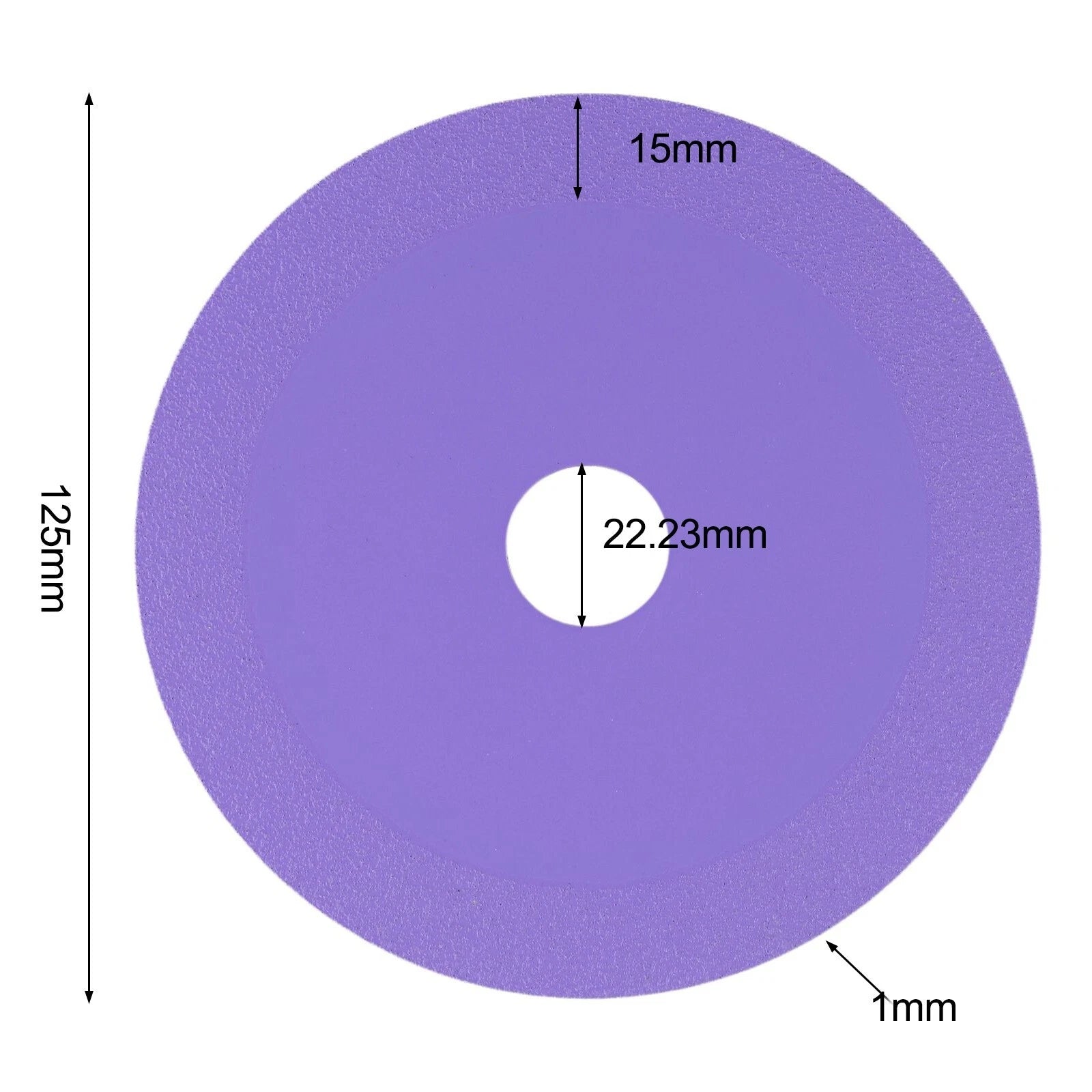 Glass Cutting Blade for Versatile Applications (125mm Diameter)