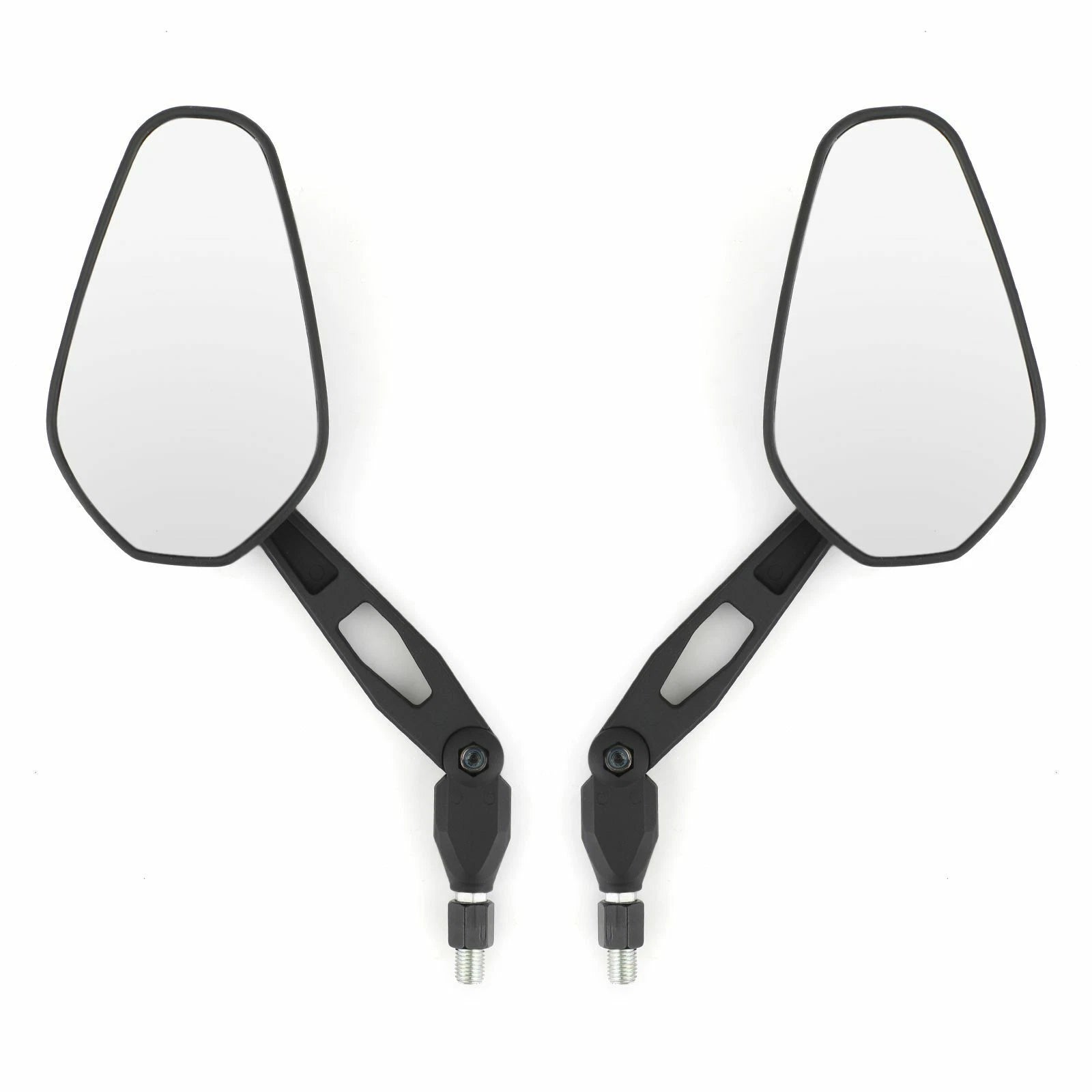 M10 10mm Rearview Side Mirrors Pair for Motorcycle (Custom Fit)