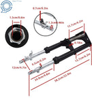 Complete Front Forks Suspension for Honda CRF50 XR50 (2004-2023) Black