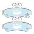 GCT Rear Disc Brake Pad Set for Camry (2002–2017)