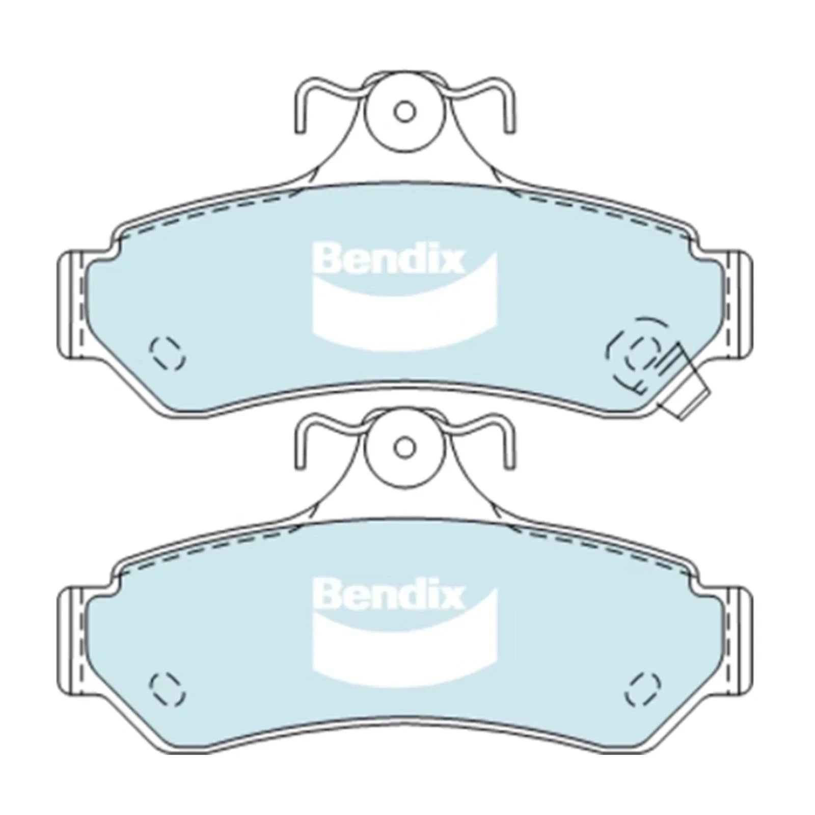 GCT Rear Disc Brake Pad Set for Camry (2002–2017)