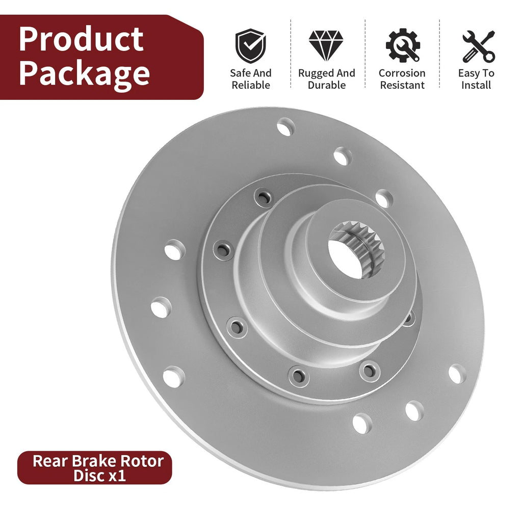 Rear Brake Rotor Disc for Polaris Sportsman 500 400 335 HO 4X4 (1996–2002)
