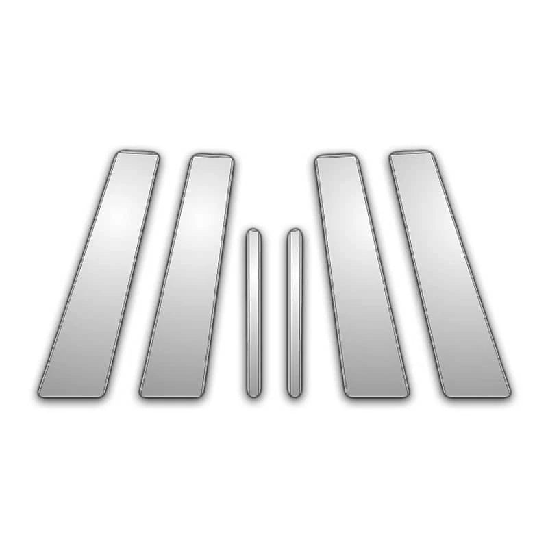 2004-2010 Chrome 6pc Pillar Covers to fit Hyundai Amanti - P39454