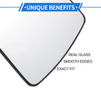 Heated Left Driver Side Mirror Glass for Chevy Impala (2006–2013)