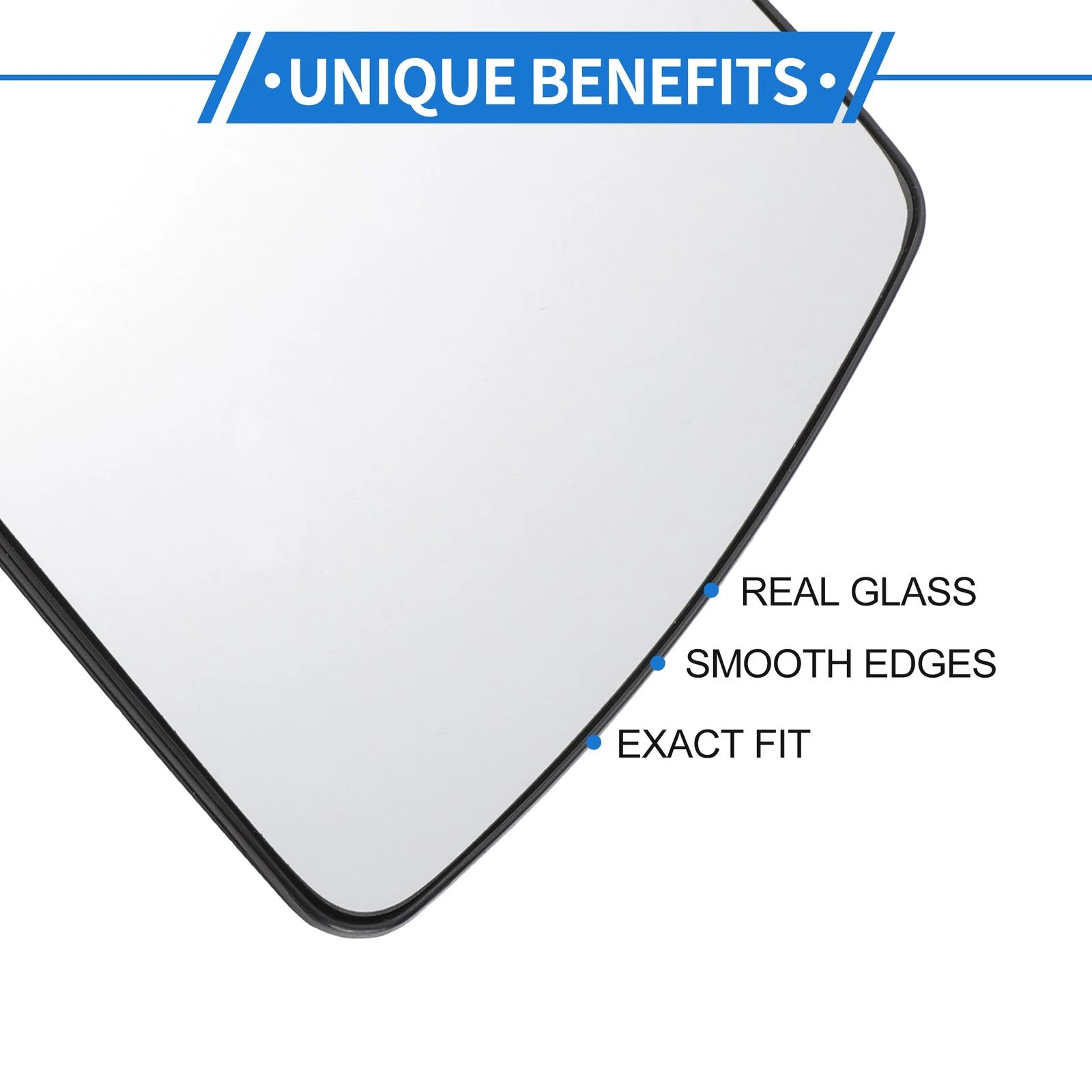 Heated Left Driver Side Mirror Glass for Chevy Impala (2006–2013)