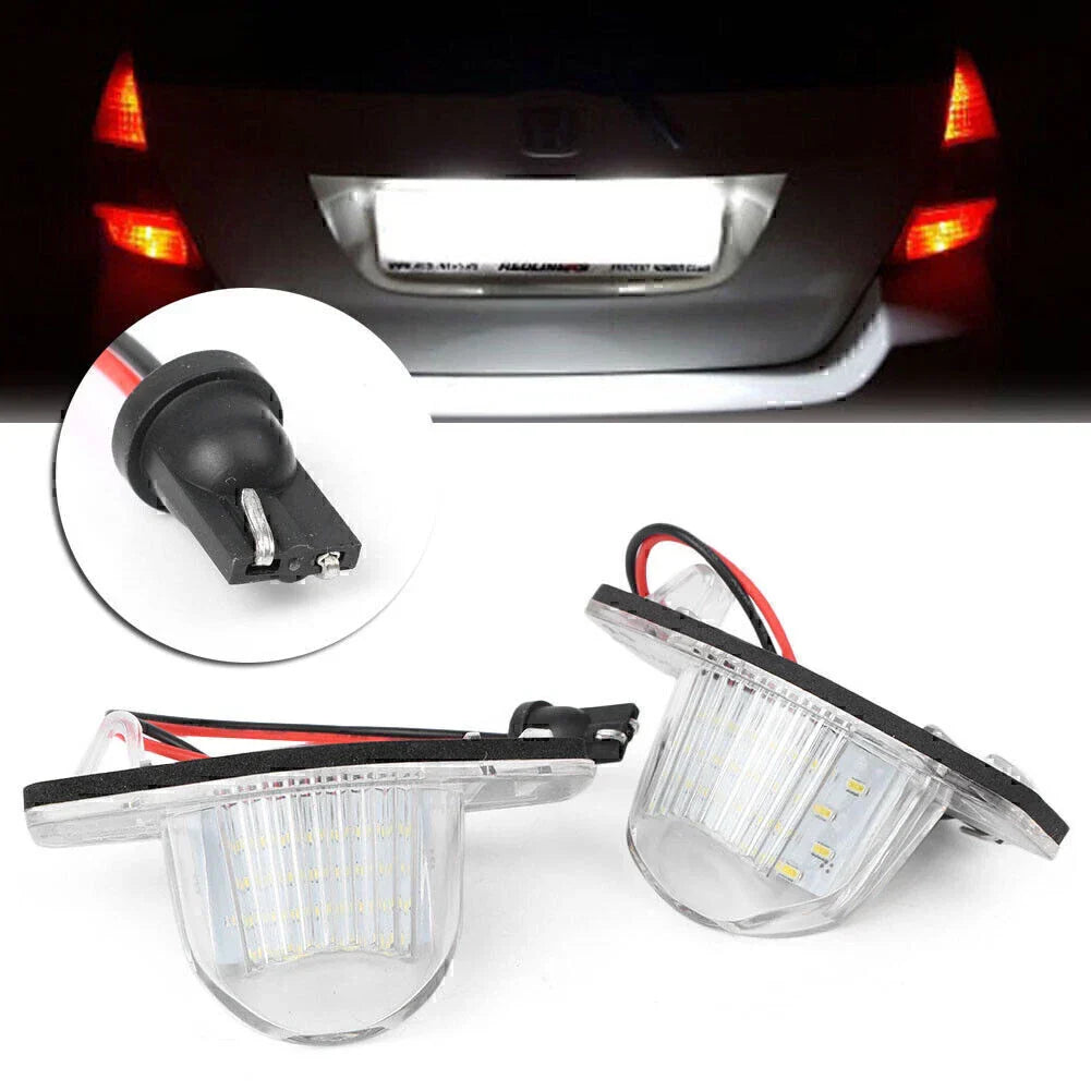 LED License Plate Lights for Honda Fit Jazz Odyssey CR-V (2001-2023)