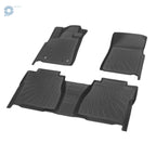 Set of 3 TPE Floor Mats Liners for Toyota Tundra Double Cab/CrewMax (2007–2011)