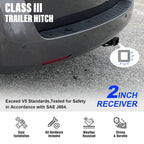 2 Inch Trailer Towing Hitch for Honda Odyssey (1999-2017)
