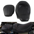 Low-Profile Driver Passenger Pillion Seat for Touring Road Glide CVO (2009-2022)