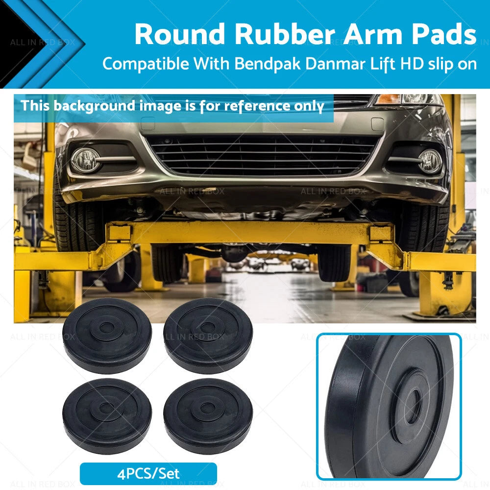 Round Rubber Arm Pads for Bendpak Danmar Lift 4 HD