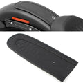 Black Flame Stitch PU Leather Rear Fender Bib for Harley Dyna (2006-2017)