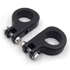Foot Peg Mounting Kit for Harley Honda Yamaha 1.5" Highway Bars