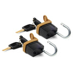 Fuel Cap Cover Lock & Padlock with 2 Keys for Caterpillar CAT