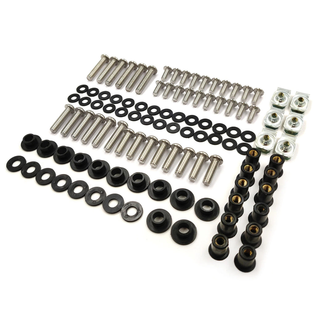 Fairing Bolt Kit Screws Washers Fasteners for Kawasaki ZX-6R (1998–2002)