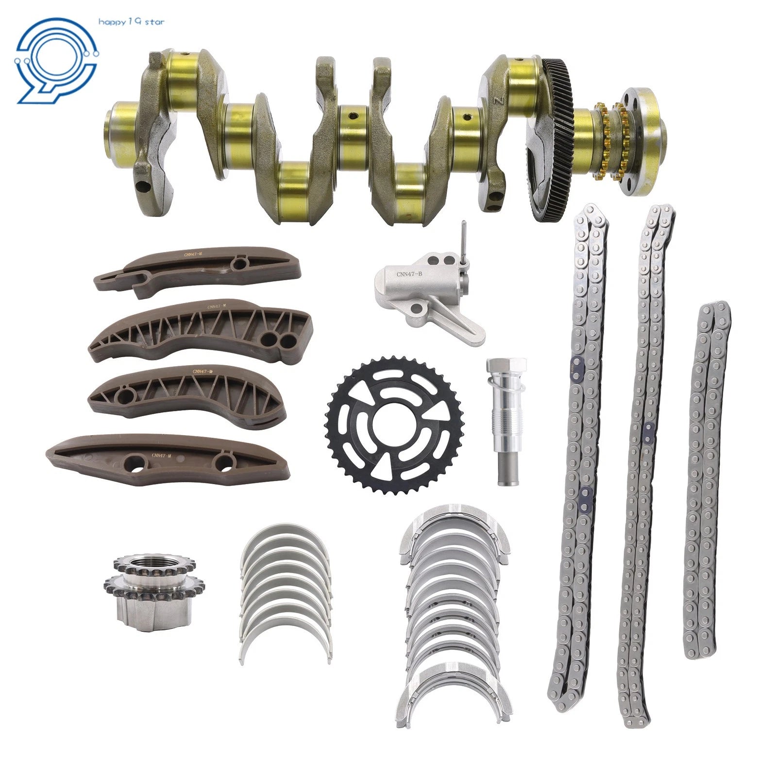 Crankshaft & Timing Chain Rebuild Kit for BMW N47 Engine (2007–2015)