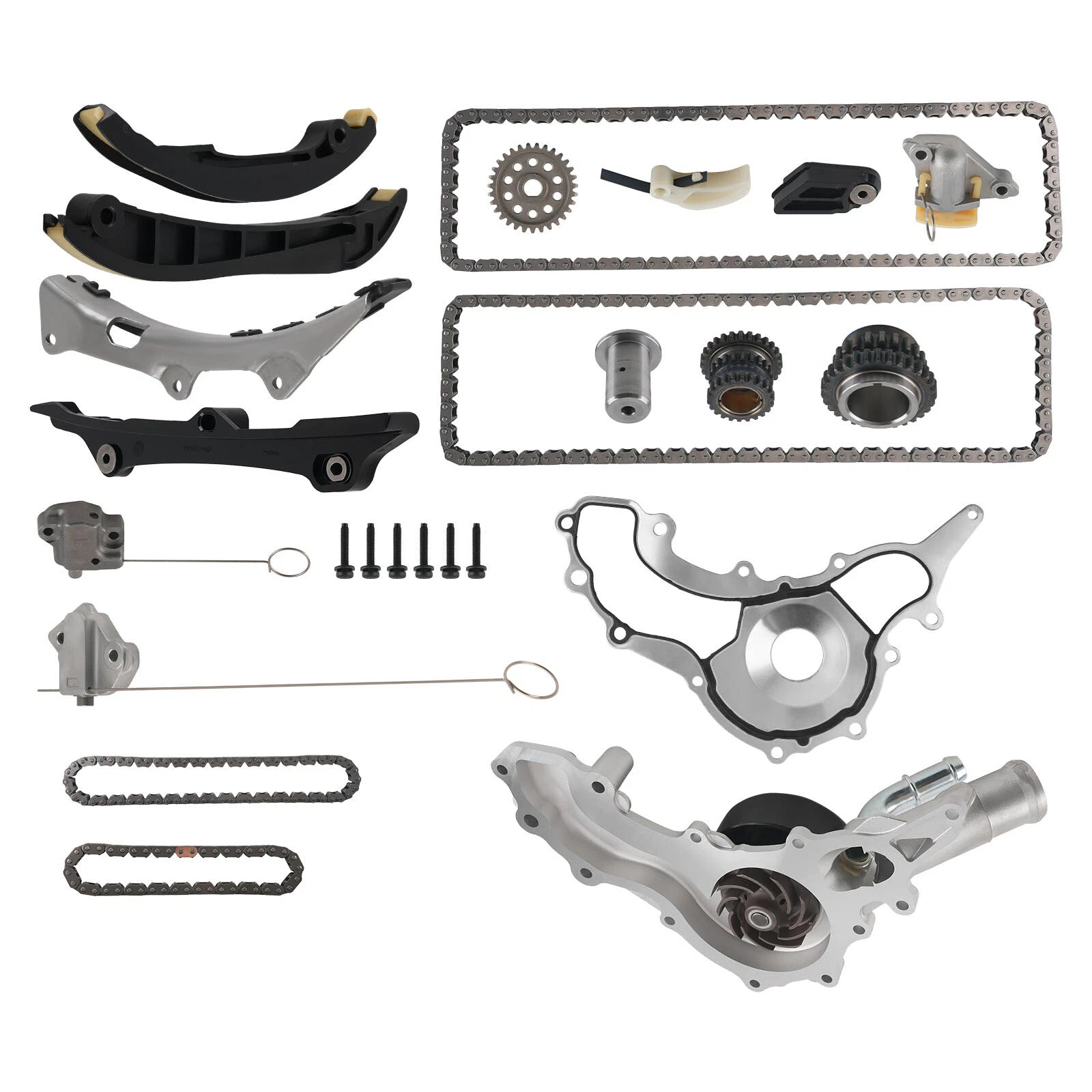 Timing Chain Kit with Water Pump for Chrysler Dodge Jeep Ram 3.6L V6 (2011–2022)