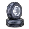 2 Wanda Golf Cart Tire Assembly 205/65-10 w/4x4" PCD ET-15.5 Silver Wheel (14007)