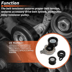Set of 1 Drive Belt Tensioner Kit for Lexus GX460 V8 4.6L (2010–2018) 166200S010