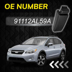 Left Rear Exterior Trim Molding for Subaru Outback (2015–2019) 91112AL59A