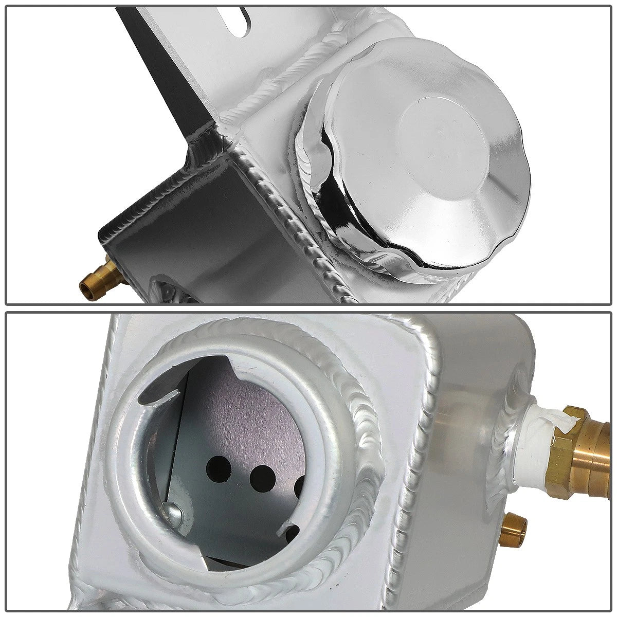 Aluminum Power Steering Fluid Reservoir for Ford Mustang (2005–2018)