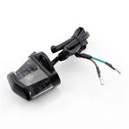 ABS Black Shell Motorcycle Rear License Plate Light for