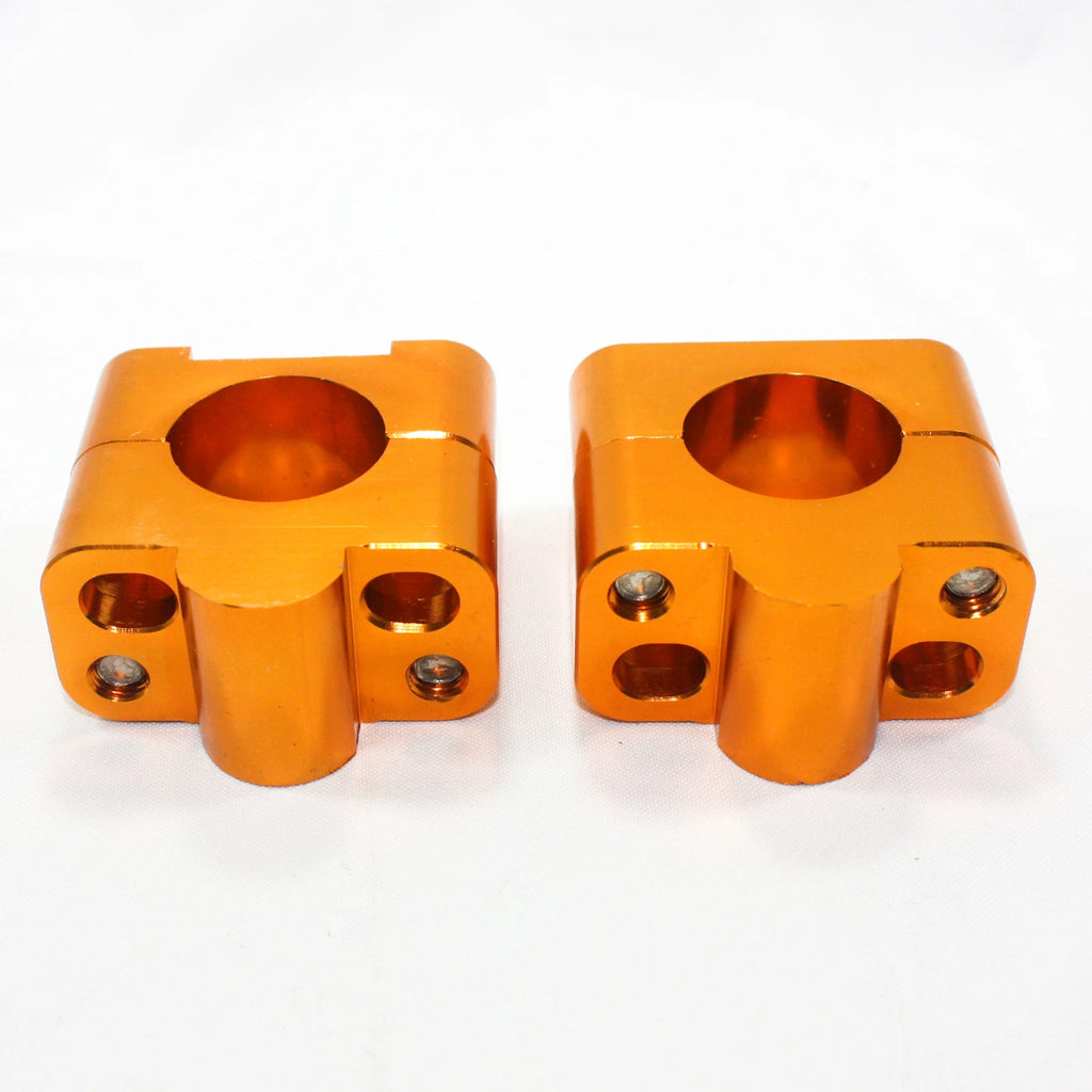 CNC Gold Handle Bar Clamp Riser for Pit Pro Trail Dirt Quad Bike ATV (N/A)